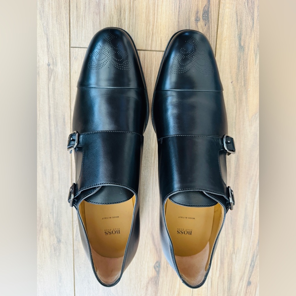 boss hugo boss men leather shoes size 8